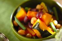 カボチャと豆の甘煮