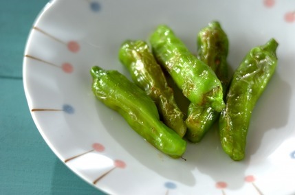 シシトウのアンチョビ炒め