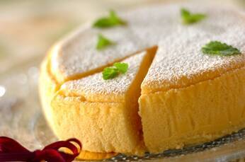 ふわふわ豆腐のスフレチーズケーキ