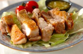 グリルチキン・ピリ辛ネギ塩ダレ