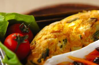 ホウレン草のトルティージャ