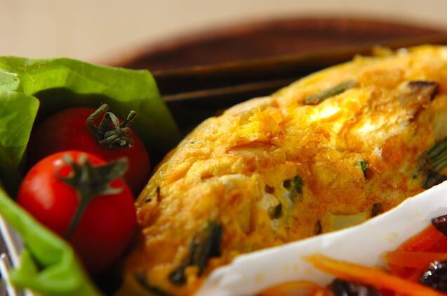 ホウレン草のトルティージャ