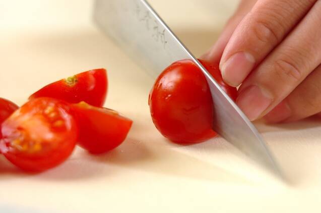 ポキ入りライスサラダの作り方の手順2