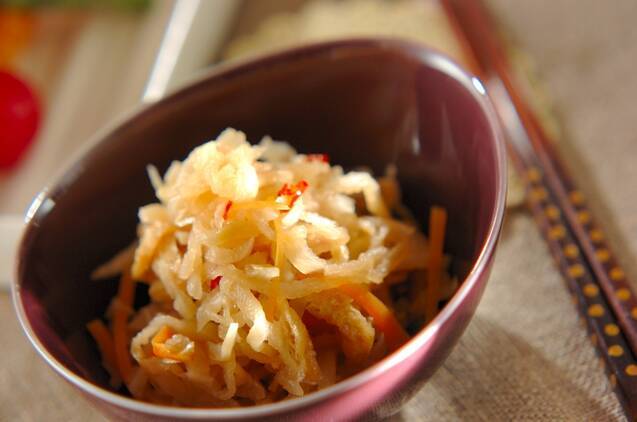 切干し大根のピリ辛煮