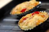 ウズラの卵とトマトのチーズ焼きの作り方3