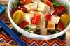 水菜と豆腐のユズコショウサラダの作り方の手順