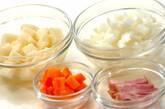 クラムチャウダーの下準備2