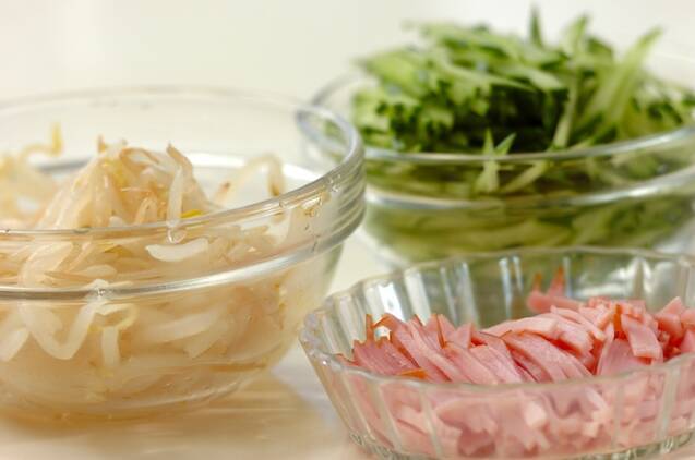 中華風サラダの作り方の手順1