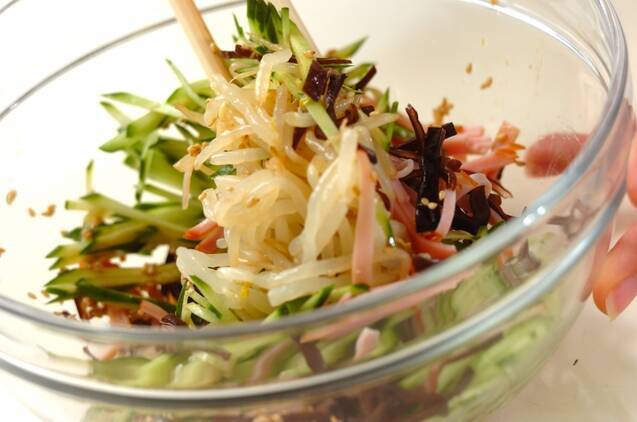 中華風サラダの作り方の手順3