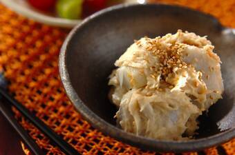 里芋のとも和え