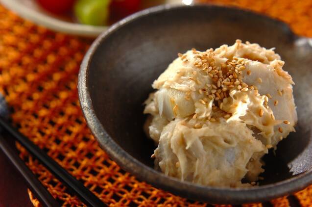 里芋のとも和え