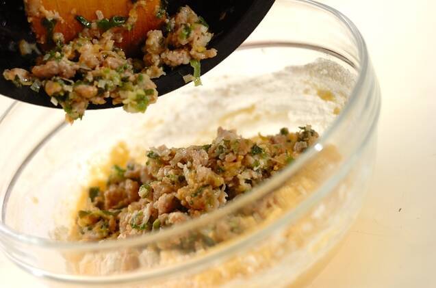 ネギみそそぼろのケークサレの作り方の手順6