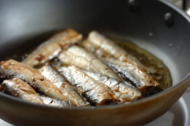 オイルサーディン丼の作り方の手順2