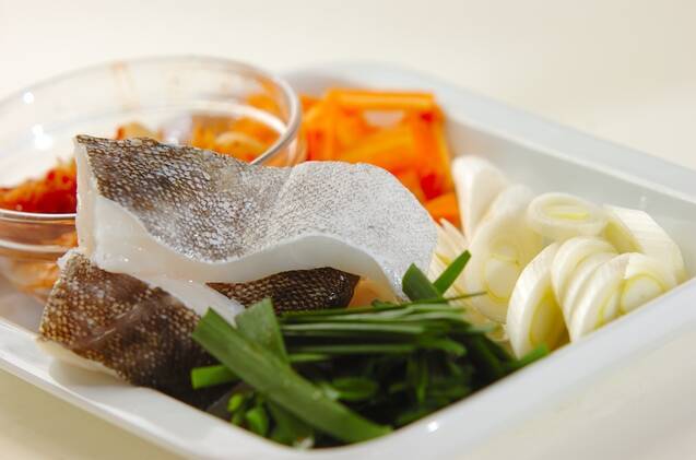 タラのキムチ煮の作り方の手順1