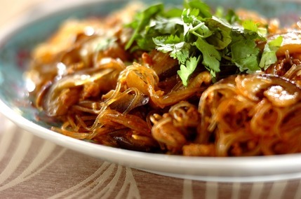 ナス入り麻婆春雨