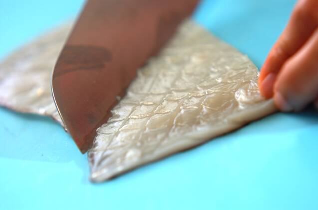 イカとセロリの和え物の作り方の手順1