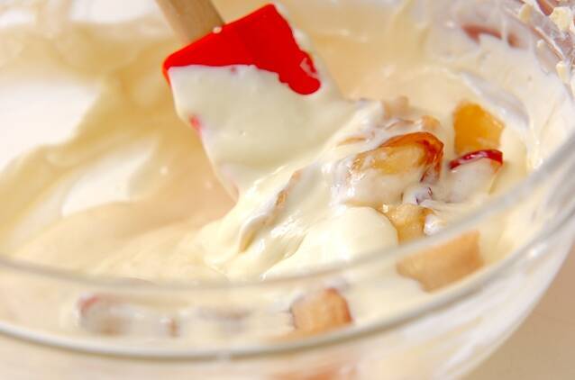 アップルチーズケーキの作り方の手順4