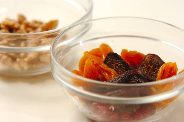 ドライフルーツの大人ようかんの作り方の手順1