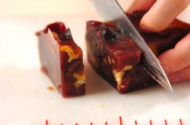 ドライフルーツの大人ようかんの作り方の手順5