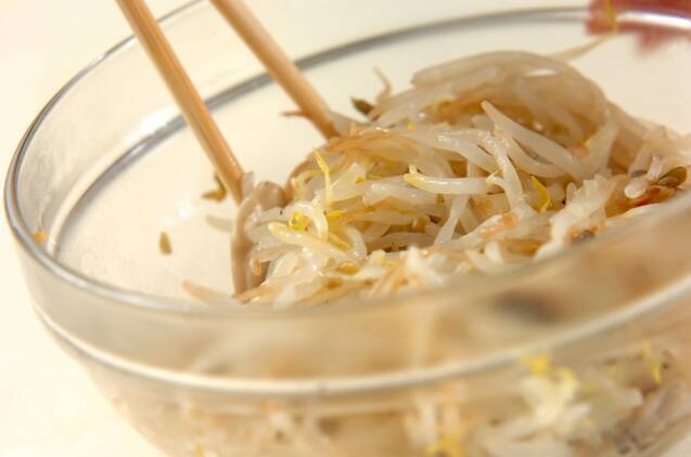 モヤシとザーサイのナムルの作り方の手順3