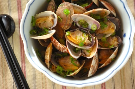 アサリのシンプル酒蒸し