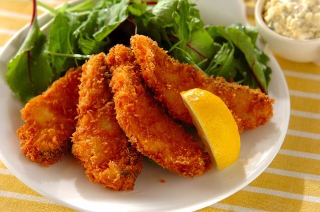 タラのフライハーブマヨソース