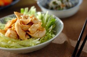 鶏ささ身のみそ和え