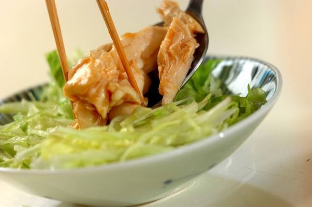 鶏ささ身のみそ和えの作り方の手順5