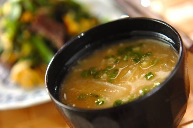 せん切り大根のみそ汁