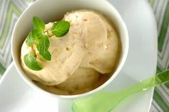 バナナとパイナップルのナイスクリーム