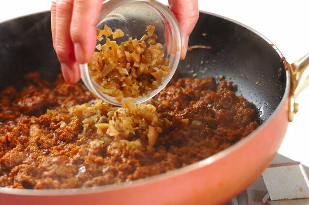 中華風そぼろ丼の作り方の手順3