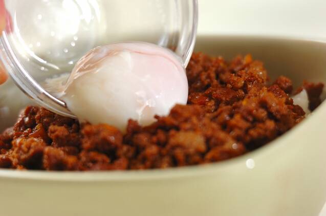 中華風そぼろ丼の作り方の手順4