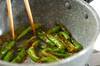 シシトウのピリ辛炒めの作り方の手順3