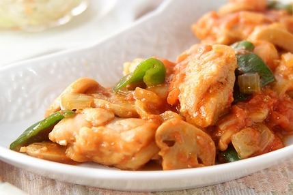 鶏もも肉のトマト煮