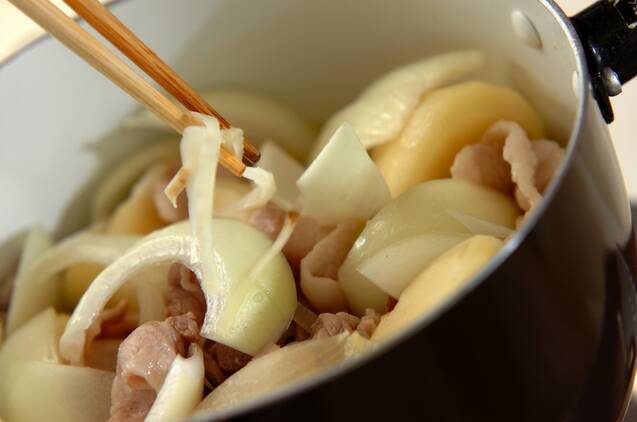 豚肉ジャガの作り方の手順8