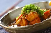 カリっとトロっと！厚揚げの野菜あんかけ