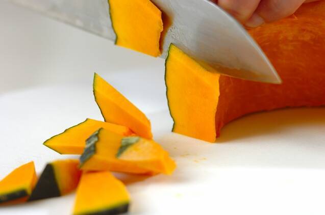 カボチャのすり流しの作り方の手順1