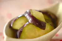 旬の水ナス 簡単漬物