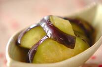 旬の水ナス 簡単漬物