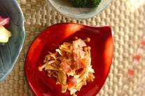 お手軽副菜！エノキとベーコンのバターしょうゆ炒め