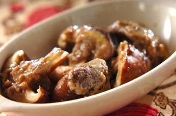 シイタケのバーニャカウダ風