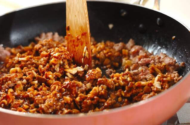 時短で簡単！肉味噌うどん by山下 和美さんの作り方の手順3