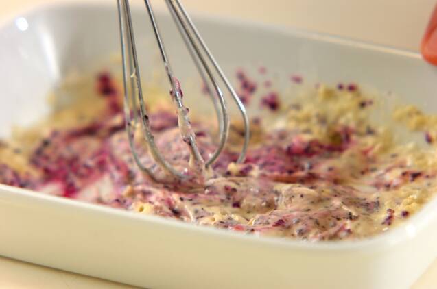 ちくわのゆかり天ぷらの作り方の手順1