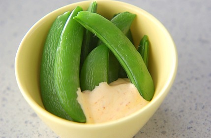 ゆでスナップエンドウ