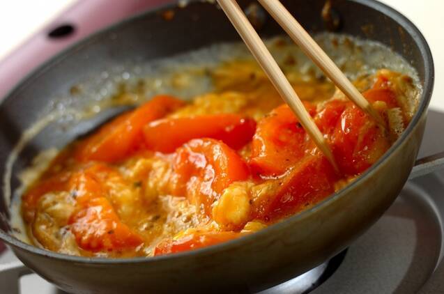 オムレツトーストの作り方の手順4