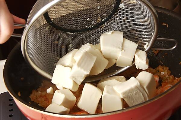 エビ・豆腐のチリソースの作り方の手順11