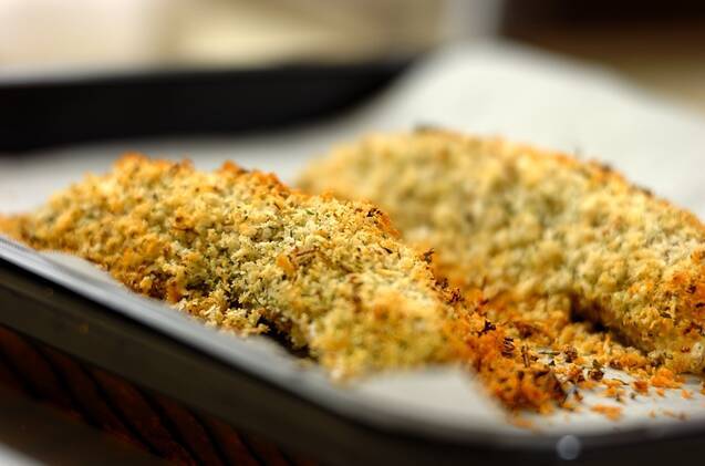 サクサク！サーモンの香草パン粉焼きの作り方の手順8