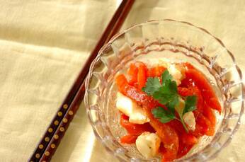 焼きパプリカの甘酢マリネ