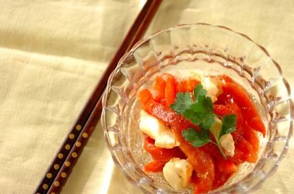 焼きパプリカの甘酢マリネ