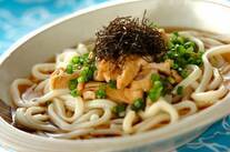 薬味たっぷり！冷やしきつねうどん